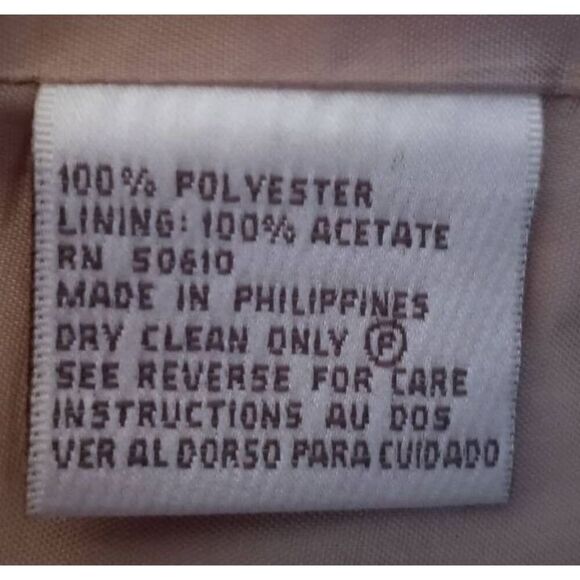 PETITE SOPHISTICATE CREAM BLAZER SZ.4P EUC. - Picture 4 of 4